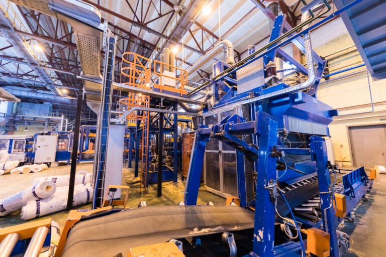 Manufacturing factory, modern high-tech production